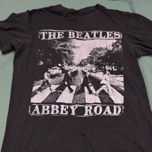 The Beatles Black Cotton Tee